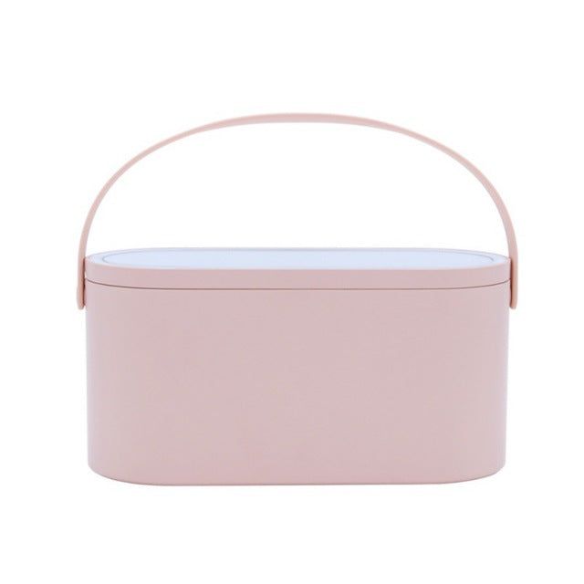 Travel Makeup With LED Light Up Mirror - luvinly