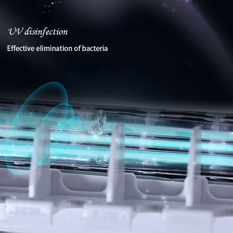 UV LIGHT TOOTHBRUSH HOLDER & PASTE DISPENSER - luvinly