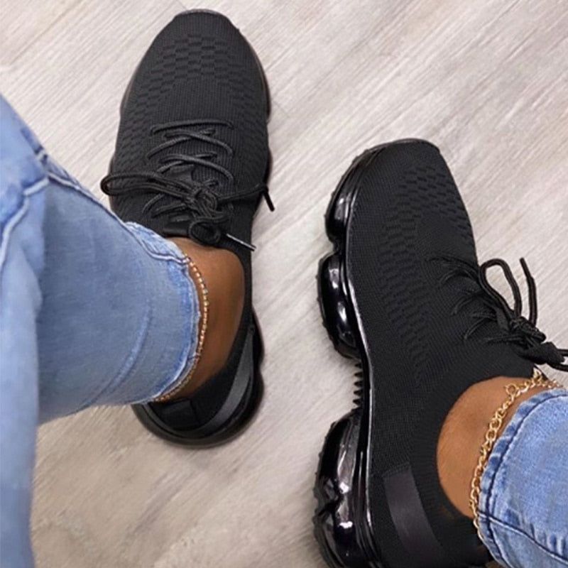 VulKaneez - Soft Cushioned Casual Sneakers - luvinly