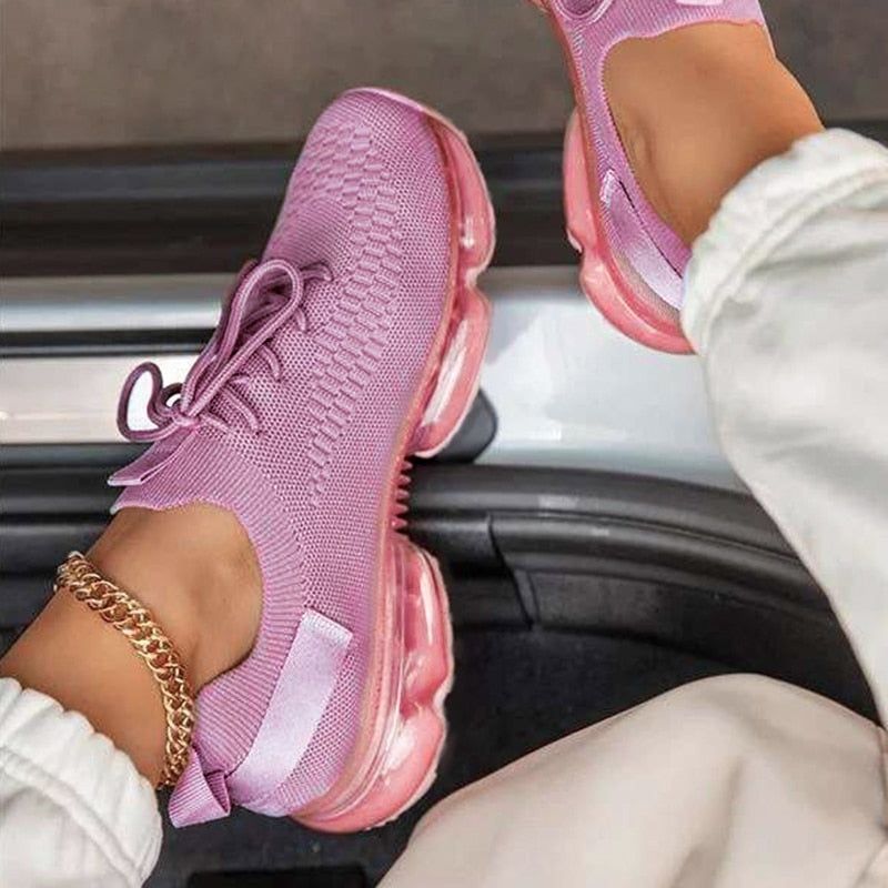VulKaneez - Soft Cushioned Casual Sneakers - luvinly
