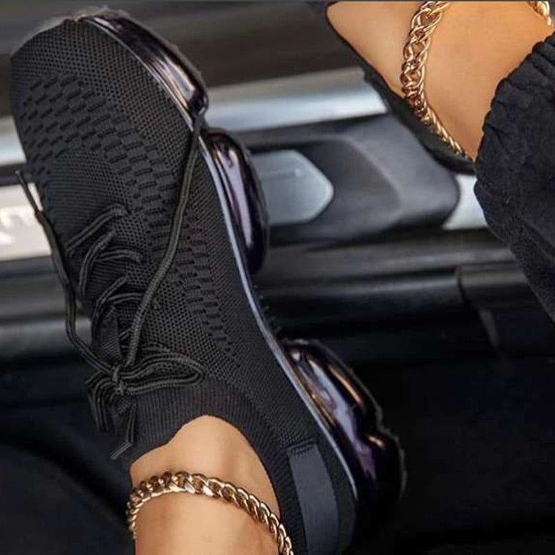 VulKaneez - Soft Cushioned Casual Sneakers - luvinly