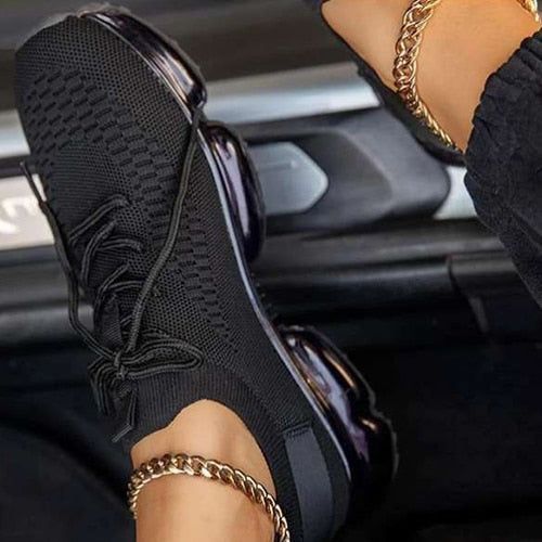 VulKaneez - Soft Cushioned Casual Sneakers - luvinly