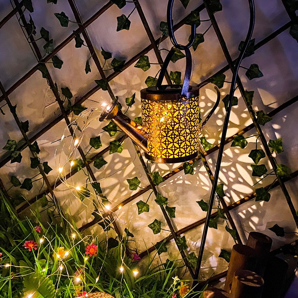 WATERING CAN SOLAR LAMP - luvinly