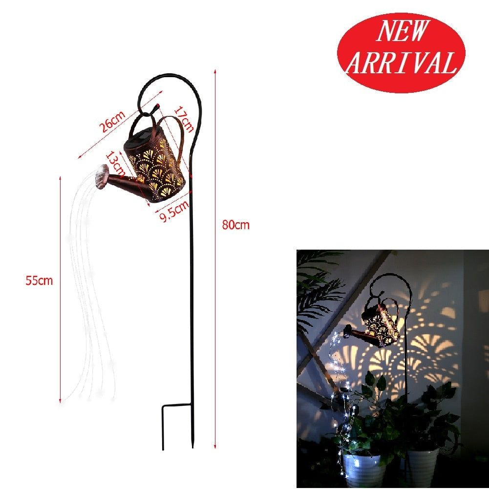 WATERING CAN SOLAR LAMP - luvinly