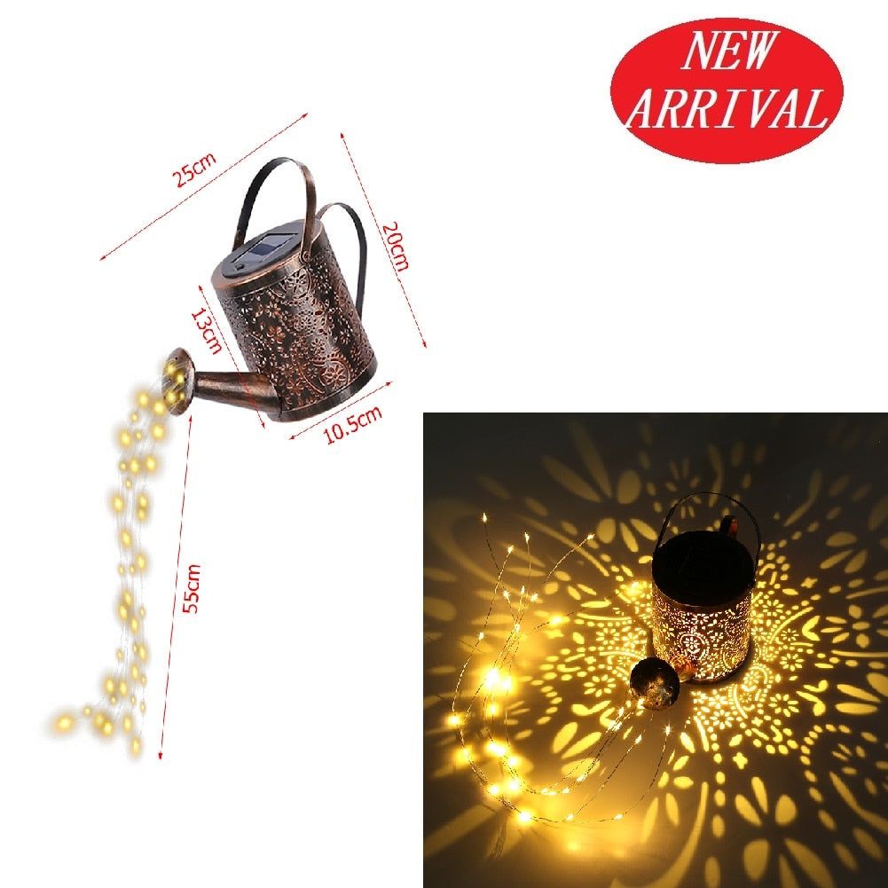 WATERING CAN SOLAR LAMP - luvinly