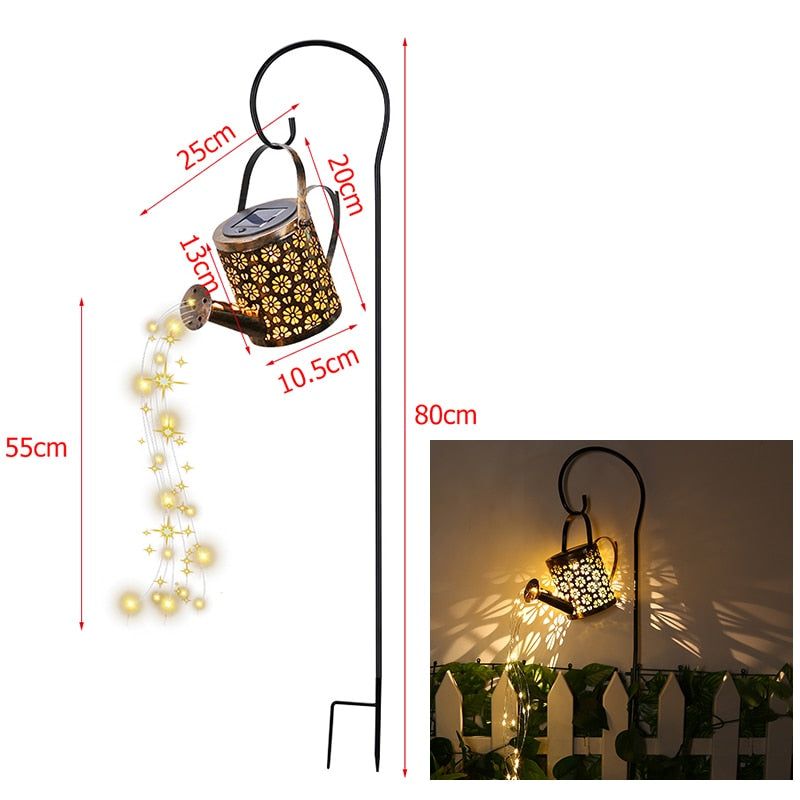 WATERING CAN SOLAR LAMP - luvinly