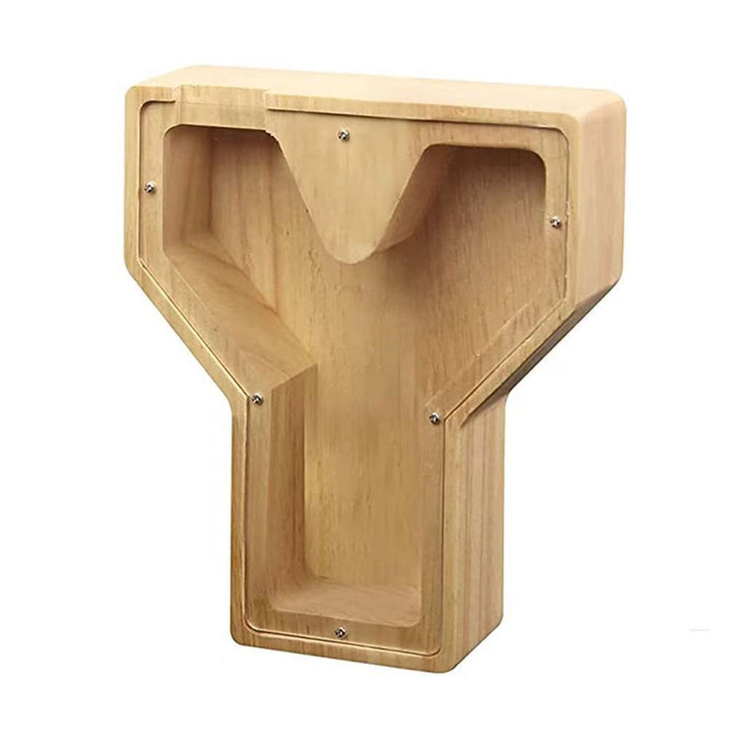 WOODEN ALPHABET PIGGY BANK - luvinly
