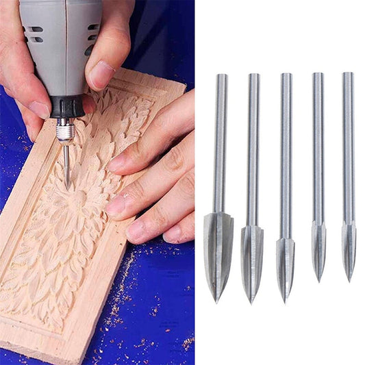 WOOD CARVING & ENGRAVING DRILL BIT SET - luvinly