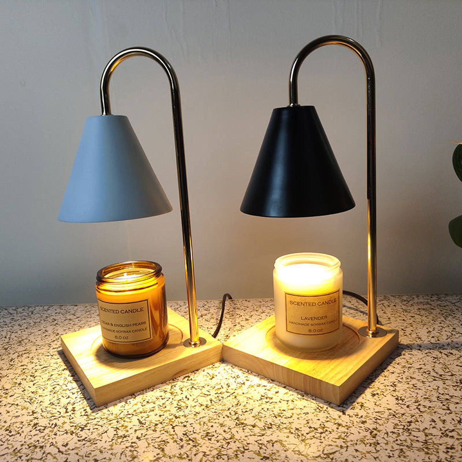 WaxMelt-Crystal Glass Candle Warmer Lamp - luvinly