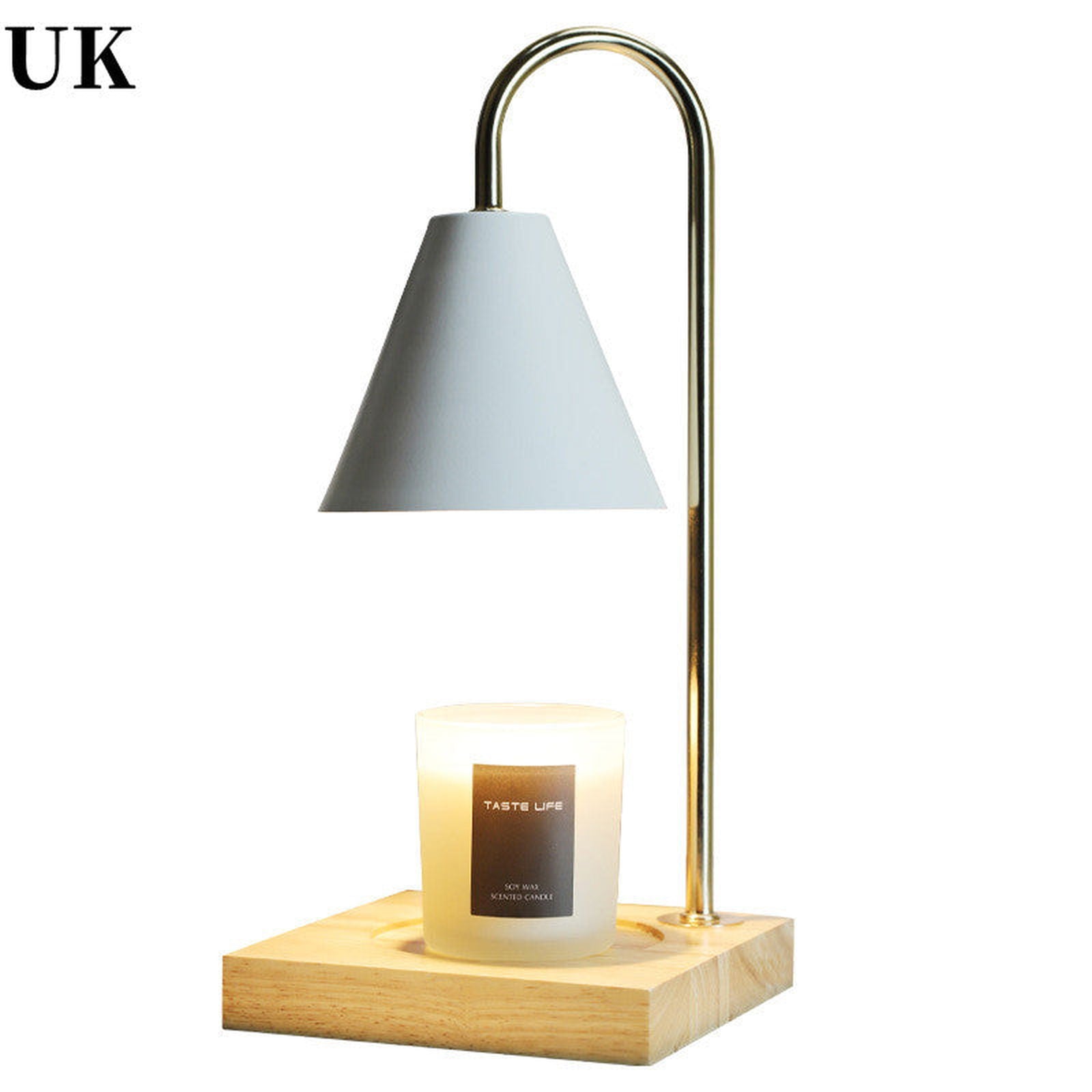 WaxMelt-Crystal Glass Candle Warmer Lamp - luvinly
