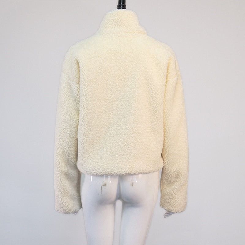 Winter Fluffy Fleece Coat - luvinly