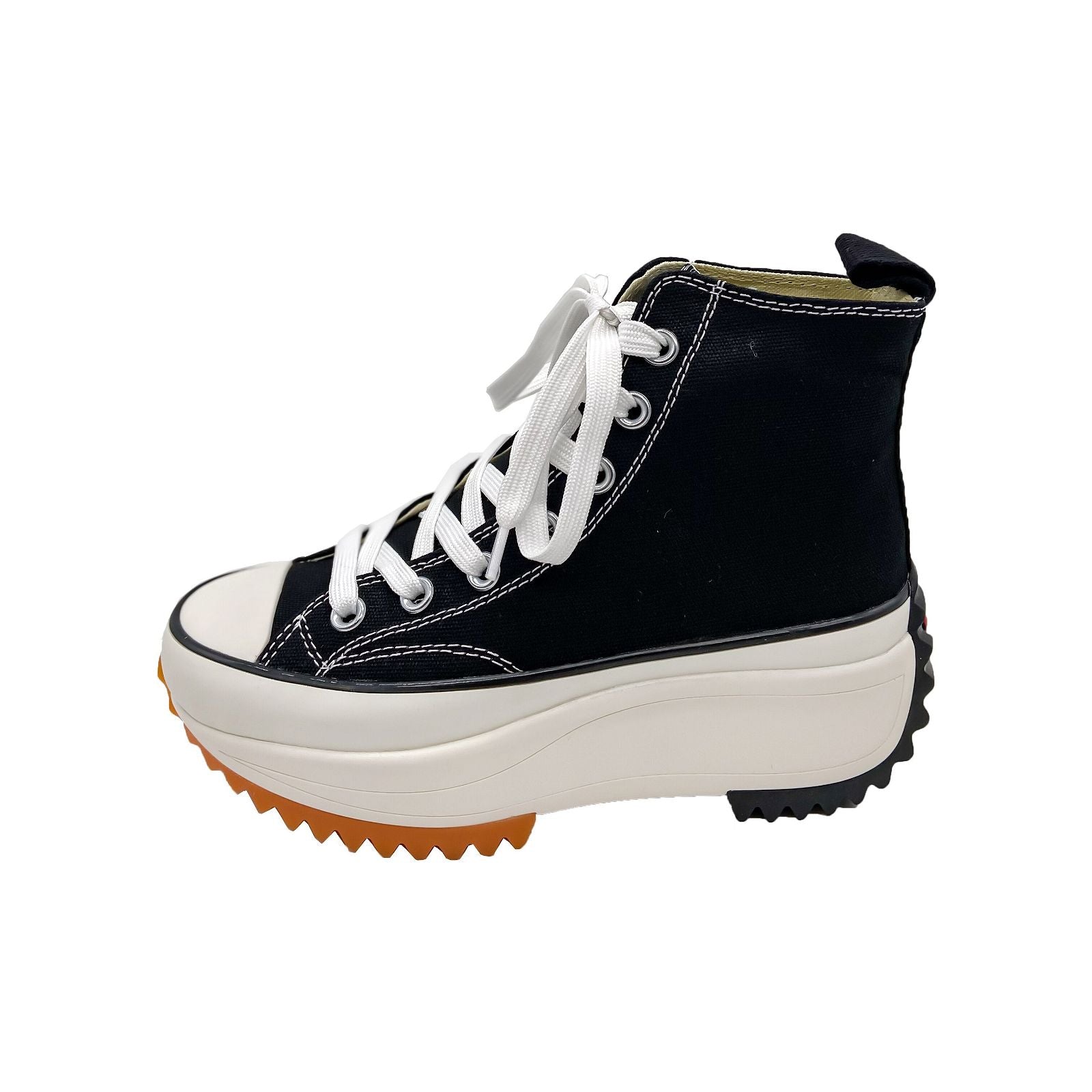 Women's High Top Canvas Trainers - luvinly