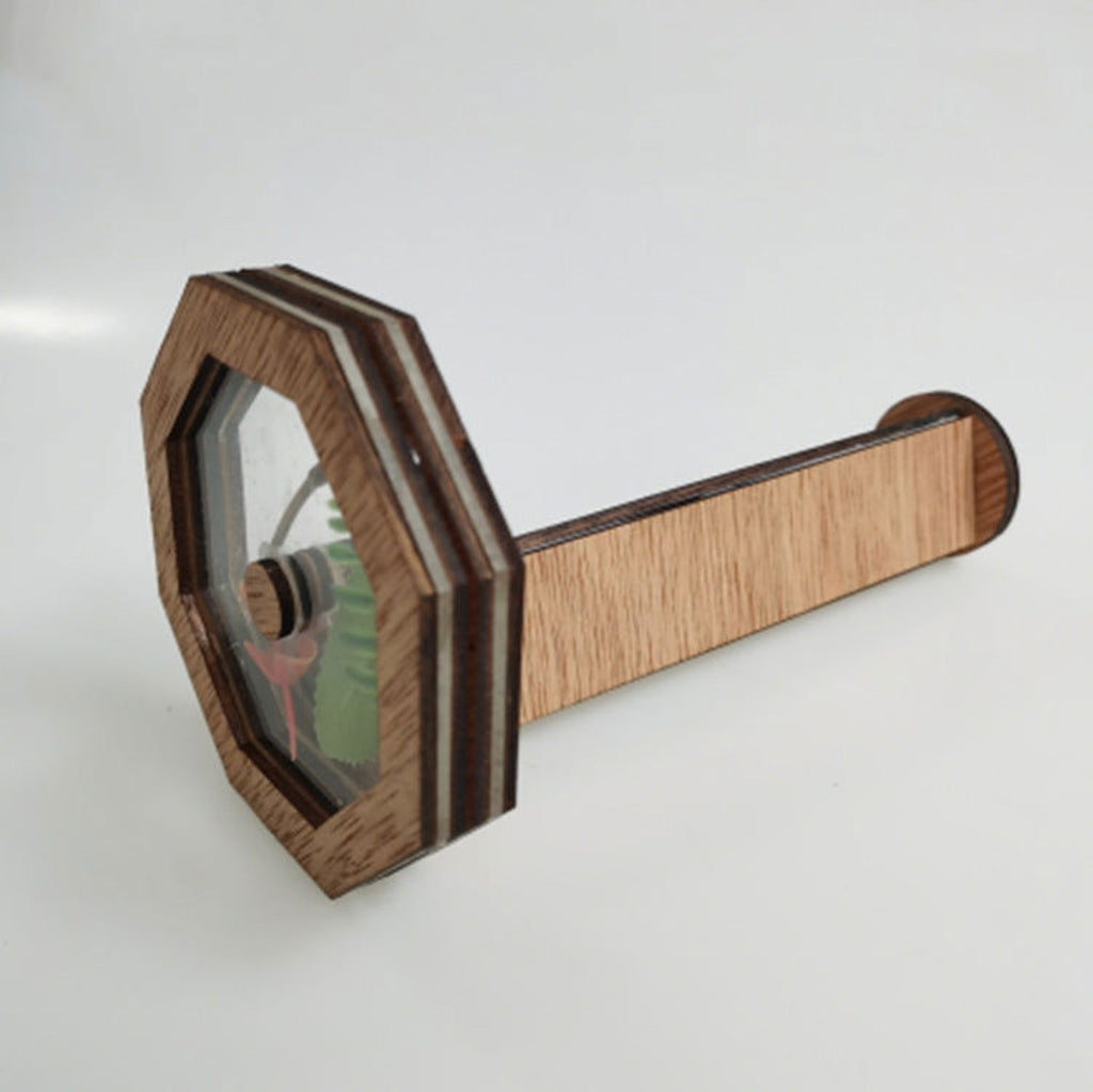 Wooden DIY Rotating Kaleidoscope - luvinly