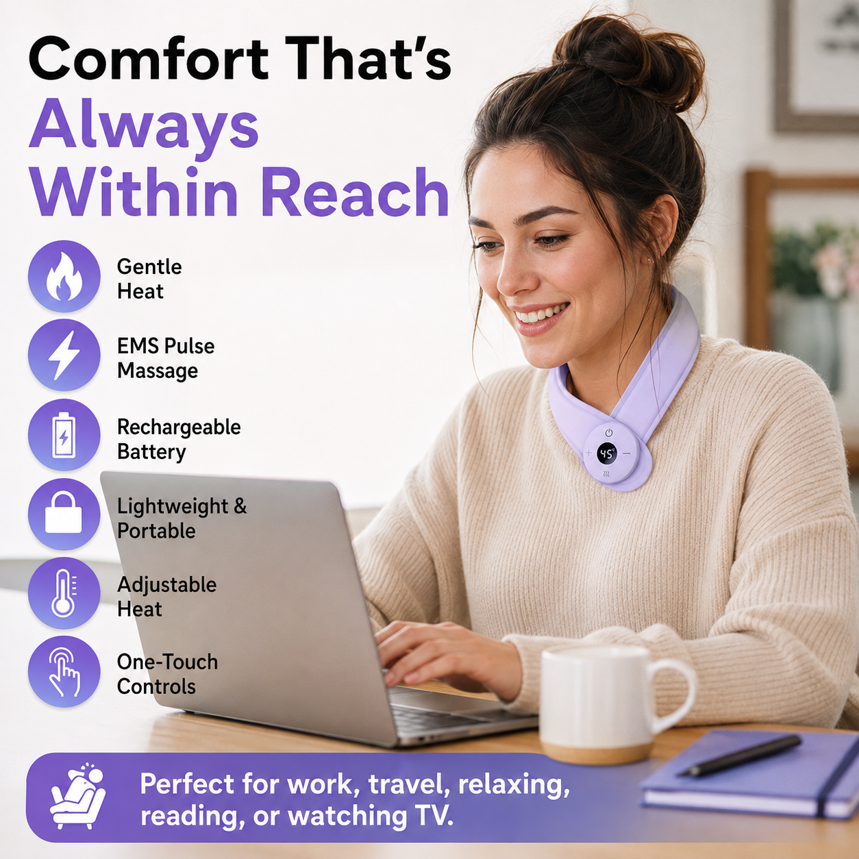 Luvinly- SmartHeat Neck Massager